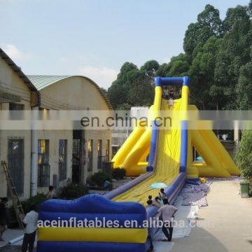 2017 popular design professional supplier High Quality Giant Inflatable Jumping Water Slide