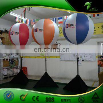 Outdoor Led Display Inflatable Tripod Balloon Customized Design Trade Show Bracket LED Lighting Ball