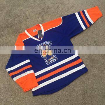 High Quality Custom Hockey Jersey Ice Hockey Shirts Away Chicago Blackhawks photo-4
