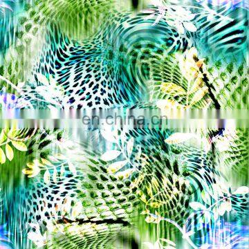 Natural Design Pattern Digital Print Wholesale 100%Tencel Fabric