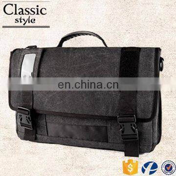 Wholesale Laptop Pad Messenger Bag Leisure Daily Green Cavas Crossbody Bag For Boy Business Handbag Briefcase Bags For Men photo-2