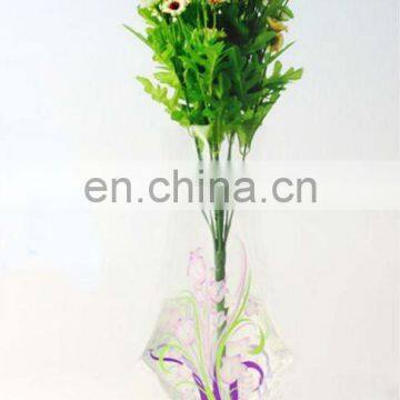 folding plastic vase,pvc folding vase,folding pvc vase