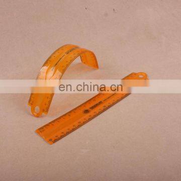 Popular 20cm PVC flexible ruler 8 inch soft ruler, flexible plastic ruler