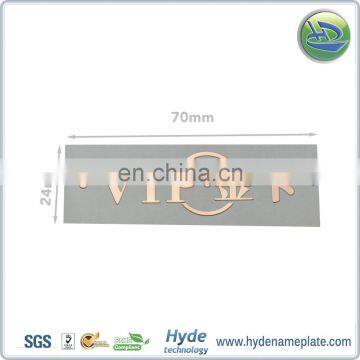 Locatable Rose Gold Nickel Foil Electroform Sticker