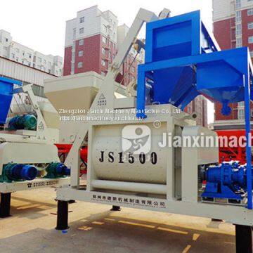 Twin shaft concrete mixer for sale