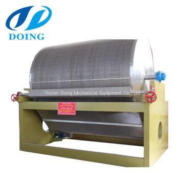 Vacuum filter dewatering machine for starch