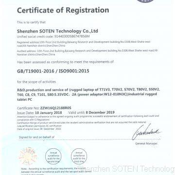 certificate of Registration