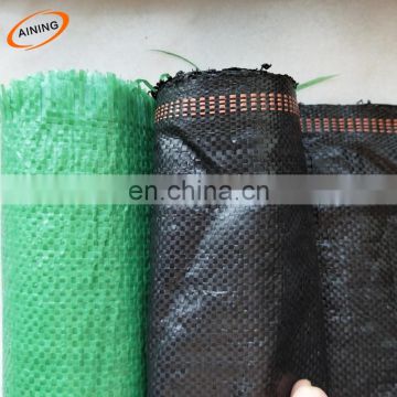 Black 100% pp woven fabric PP weed mat ground cover