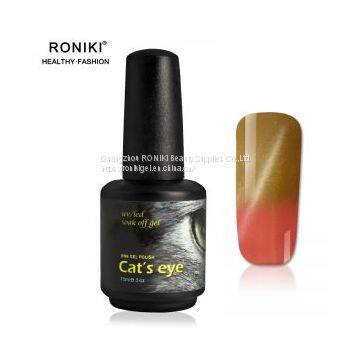 RONIKI Color Changing Cat Eye Gel,Colorful Cat Eye Gel,Variety Cat Eye Gel,Cat Eye Gel