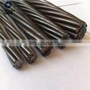 BS5896 7 wire 12.7mm 9.53mm pc steel wire strand price