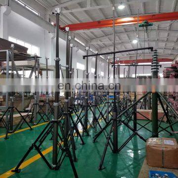 6m Cable Inside Pneumatic Mast Telescopic for Camera