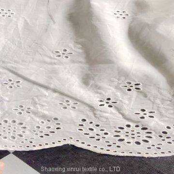 custom fabric with embroidery cotton