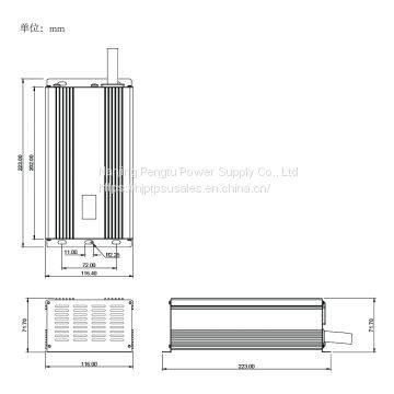 PBC210 Series EV Battery Charger LiFePO4 Battery Charger Lead Acid Battery Charger 24V15A/48V15A/60V10A photo-5