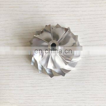 GT2871 452546-0005 53.11/70.98mm 7+7 blades performance milling/aluminum 2618/billet compressor wheel for 452546-0005/Trim56