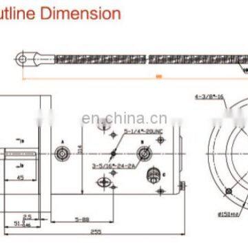 W8930B Direct Drive Electric Motor 12V 1500W