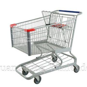 The shopping cart was inspired by a folding chair.