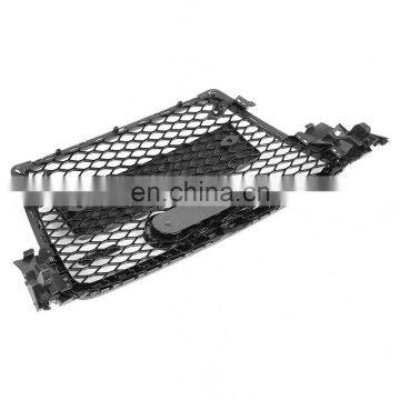 2009-2012 Honeycomb Mesh Hex Grille - Gloss Black for Audi A4 / S4 B8 8T RS4 Style photo-3