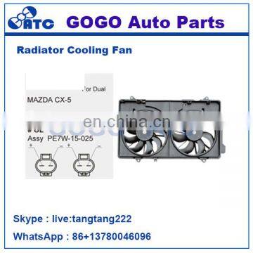 Radiator A/C Cooling Fan for MAZDA CX-5 OEM PE7W-15-025