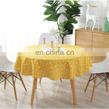Custom Outside Print Round Table Cloth Outdoor Patio Table Clothes