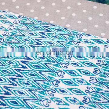 2019 Amazon New Design Peacock Blue Digital Printed Table Runner for Weddings Party Banquet photo-4
