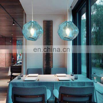 Zhongshan Nordic Style Home Decor Chandelier Glass Irregular Melt LLva Pendant Lights photo-7