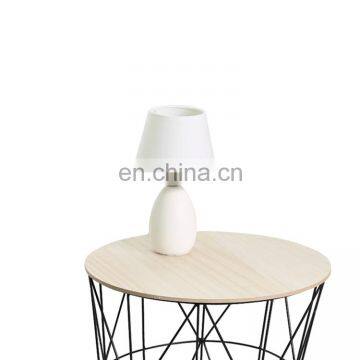 Chinese Good Item Student Reading Desk Lamps Cheap Custom Hotel Bedside Matte Purple Small Table Lamp for Gift photo-6