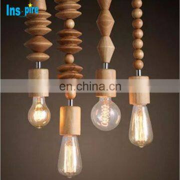 Restaurant Indoor Nordic Wooden Decorative Modern Pendant Lamp Chandelier Lighting photo-2