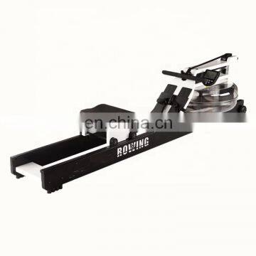 Indoor  Fitness equipment home use  good quality Club Row Machine Wood Water Rower Rowing Machine