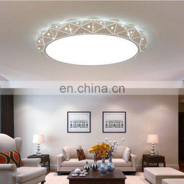 Modern Simple Round LED Living Room Ceiling Light Creative Acrylic Bedroom Lighting photo-3