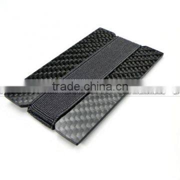 Colorful Elastic Bend Rear Carbon Fiber Business Cards holder