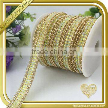 2016 Crystal Fancy Stone Chain Trimming for Dress FHRS-019