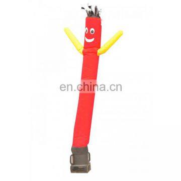 Mini yellow red air dancer inflatable single tube for dancing in sky