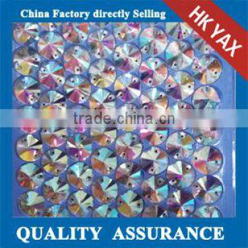 1118C AB sew on flat back crystal rhinestone;sew on flat back crystal rhinestone AB;sew on flat back AB crystal rhinestone