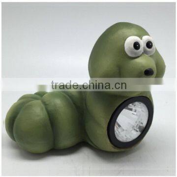 Solar power rechargable small caterpillar solar light