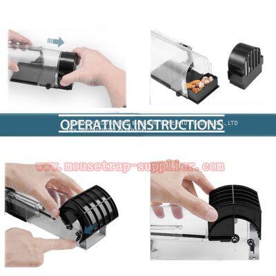 Humane Reusable Mouse Trap Cage Durable Lightweight Live Catch Rodent Trap photo-2