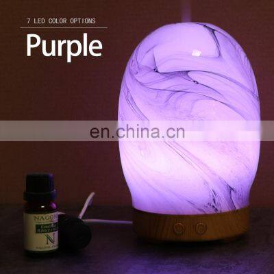 Wholesale glass material classic ultrasonic aroma diffuser in cool humidifier for gift