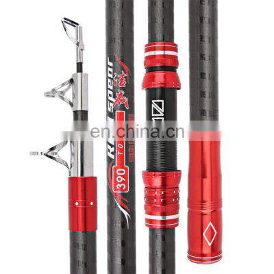 3.0M 3.3M 3.6M 3.9M 4.2M 4.5M Telescopic High Carbon Fiber Long Shot Lure Fishing Rod photo-2
