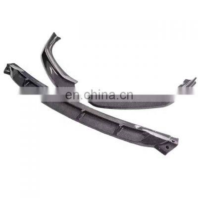 Gloss Black carbon Fiber front lip bumper lip for 5 series  f30  f35