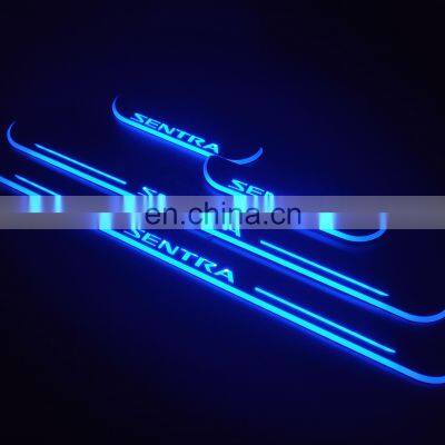 Led Door Sill Plate Strip for Nissan Sentra Dynamic Sequential Style Welcome Light Pathway Accessories