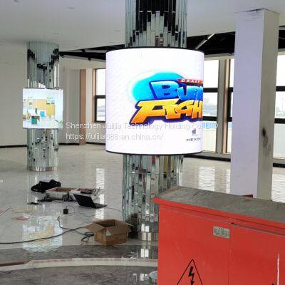 Indoor Cylindrical LED Display, Soft Screen Customization photo-2