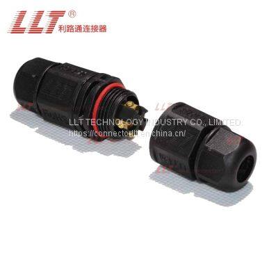 Llt L20 Screw Type Waterproof Cable Connector,2 3 4 Pins Inline Cable Connector photo-4