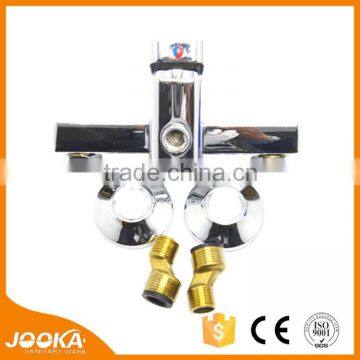 High quality chrome plated in-wall square shower mixer
