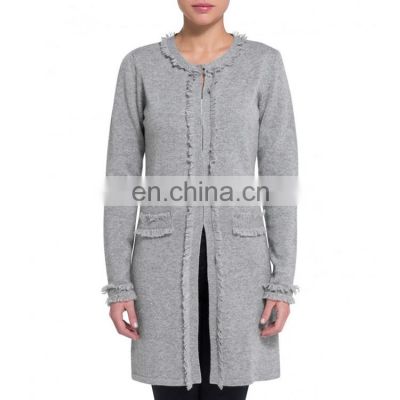 Open Front Long Oversized Cardigan Womens