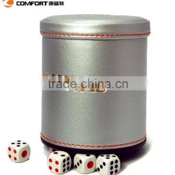 2015 Big Hot Wholesale Mini Plastic Leather Dice Shaker photo-2