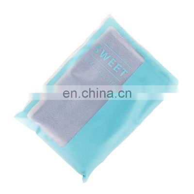 eco friendly zipper clothes packaging frosted plastic ziplock bag PE zip lock packaging bag with your logo