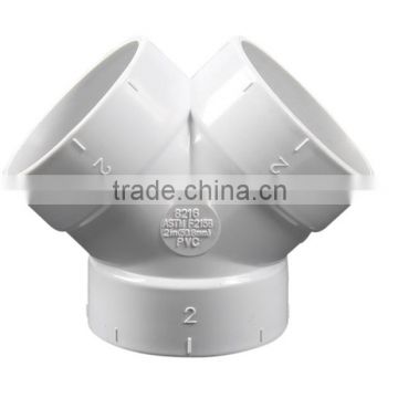 Central Vacuum 45 Degree Sweep Wye Fitting For 2 Inch Vacuum Pipe