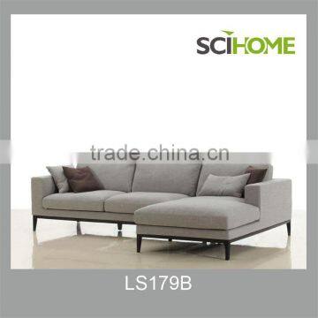 home furniture modern l shaped fabric sofa corner