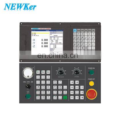 NEWKer 3/4axis Milling Machine Controller Panel Cnc Control System NEW1000MDCa-3