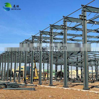 Qingdao Senwang large span Space Steel structures Warehouse/Workshop building with free design