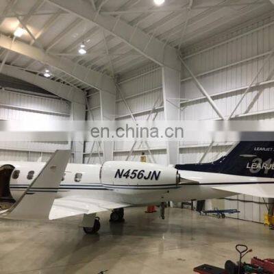 Modular Cheap Prefabricated Industrial Easy Assembly Steel Structure Small Aircraft Airplane Kit Hangar